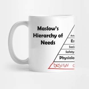 Maslow's Hierarchy of Complex Tees Mug